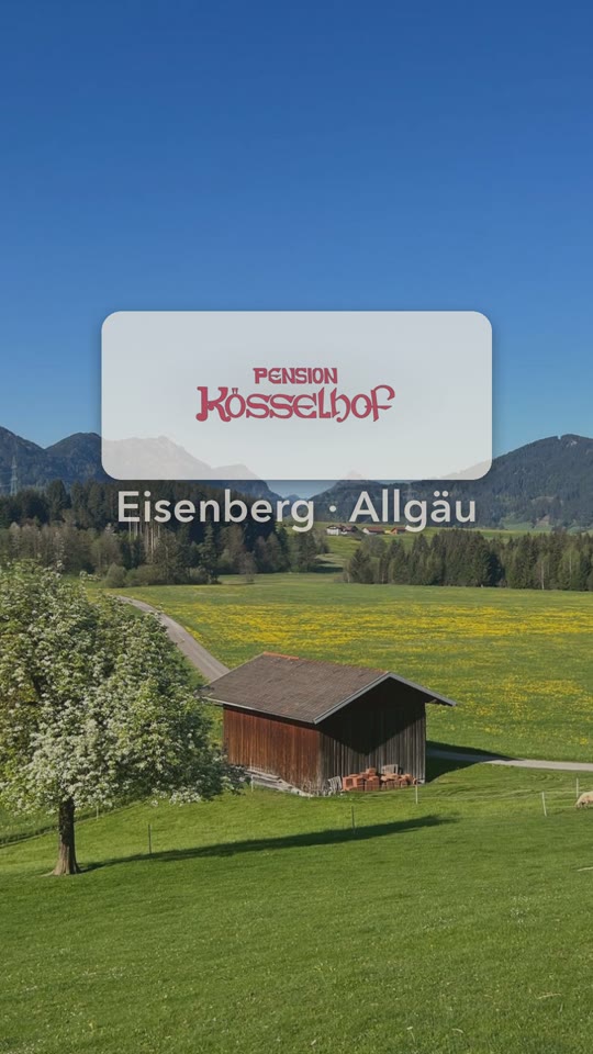 Szene aus dem Reel der Pension Kösselhof im Allgäu